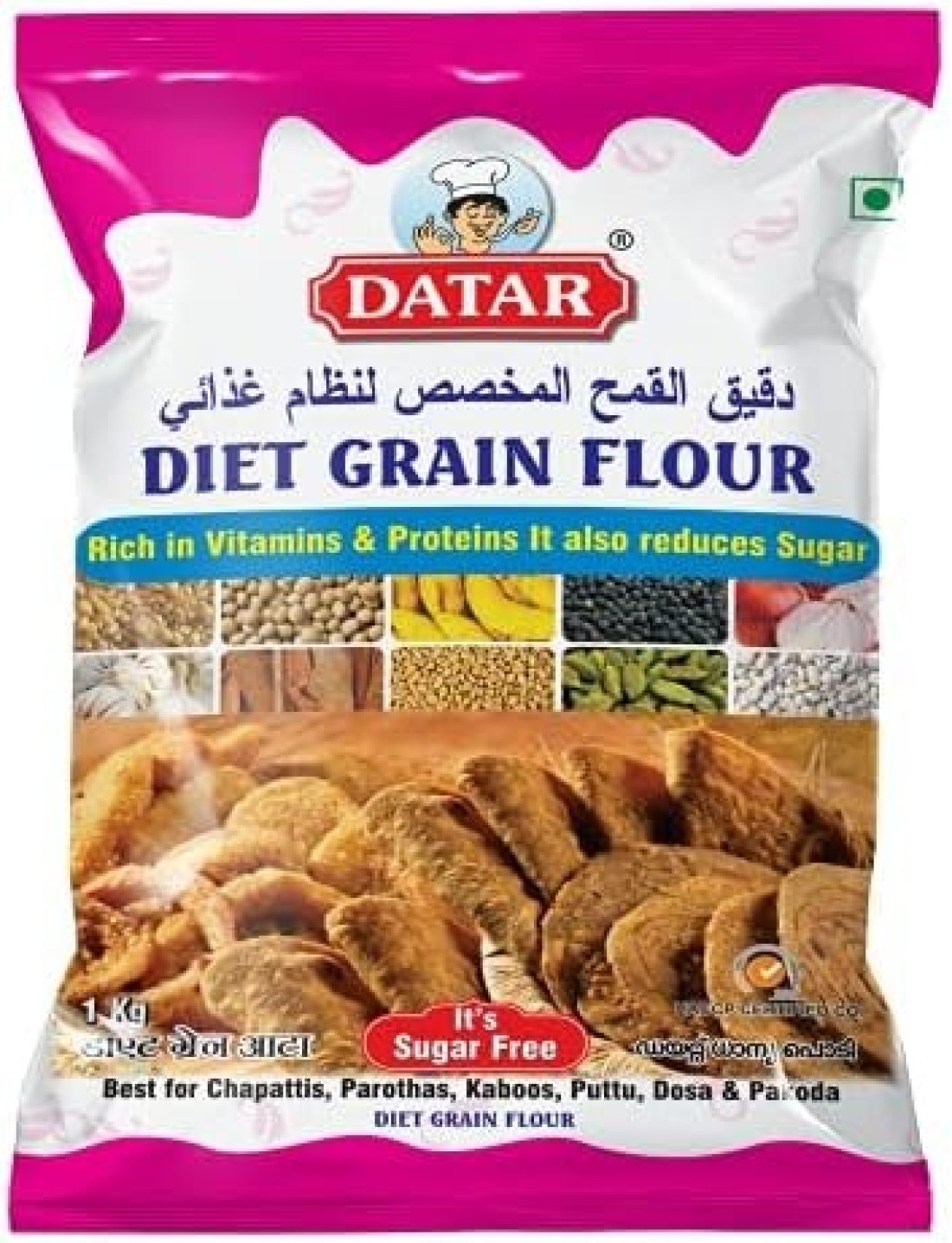 DATAR DIET GRAIN FLOUR 1KG