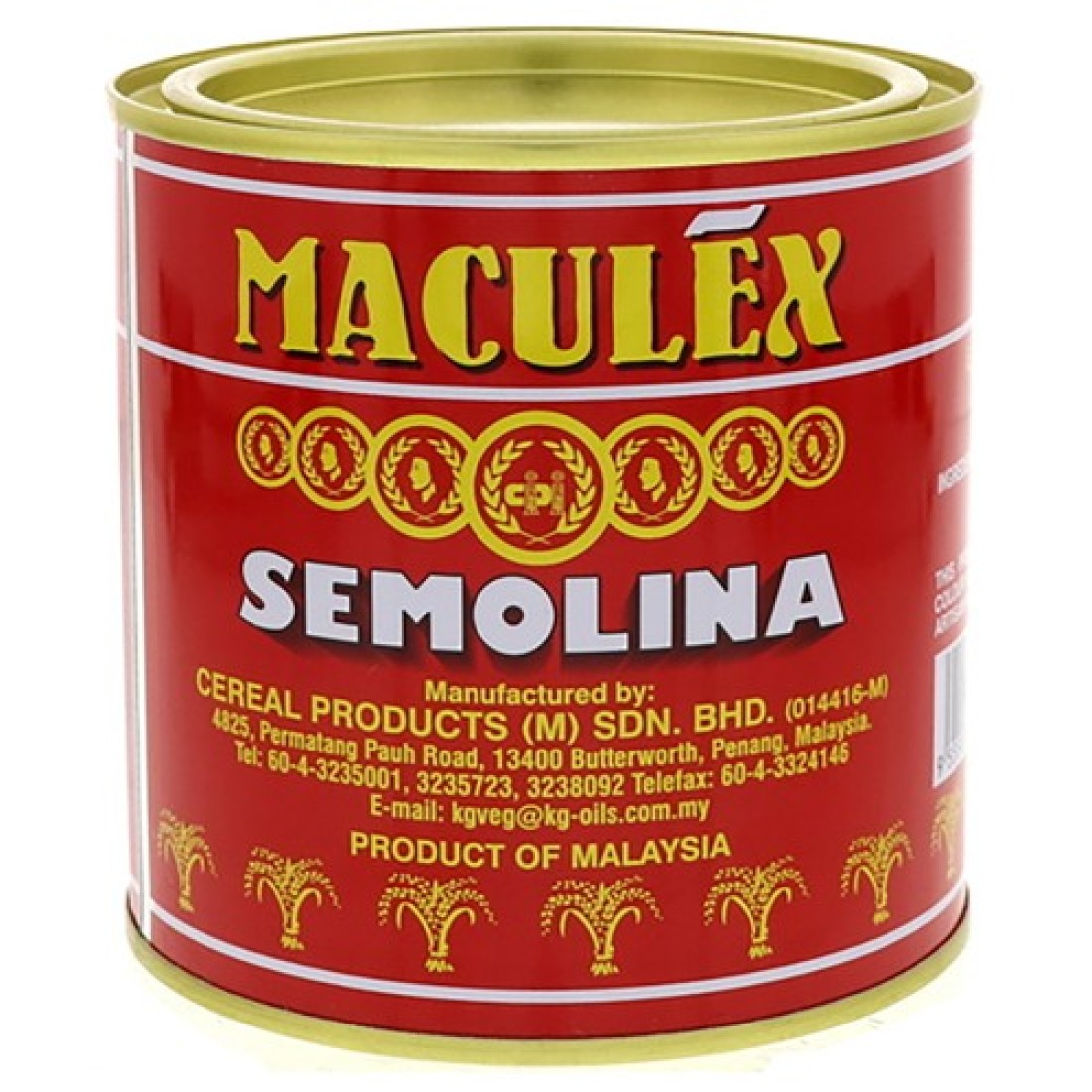 MACULEX SEMOLINA 500GM