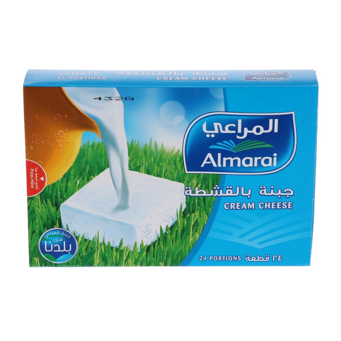 AL MARAI CREAM CHEESE PORTION 432GM