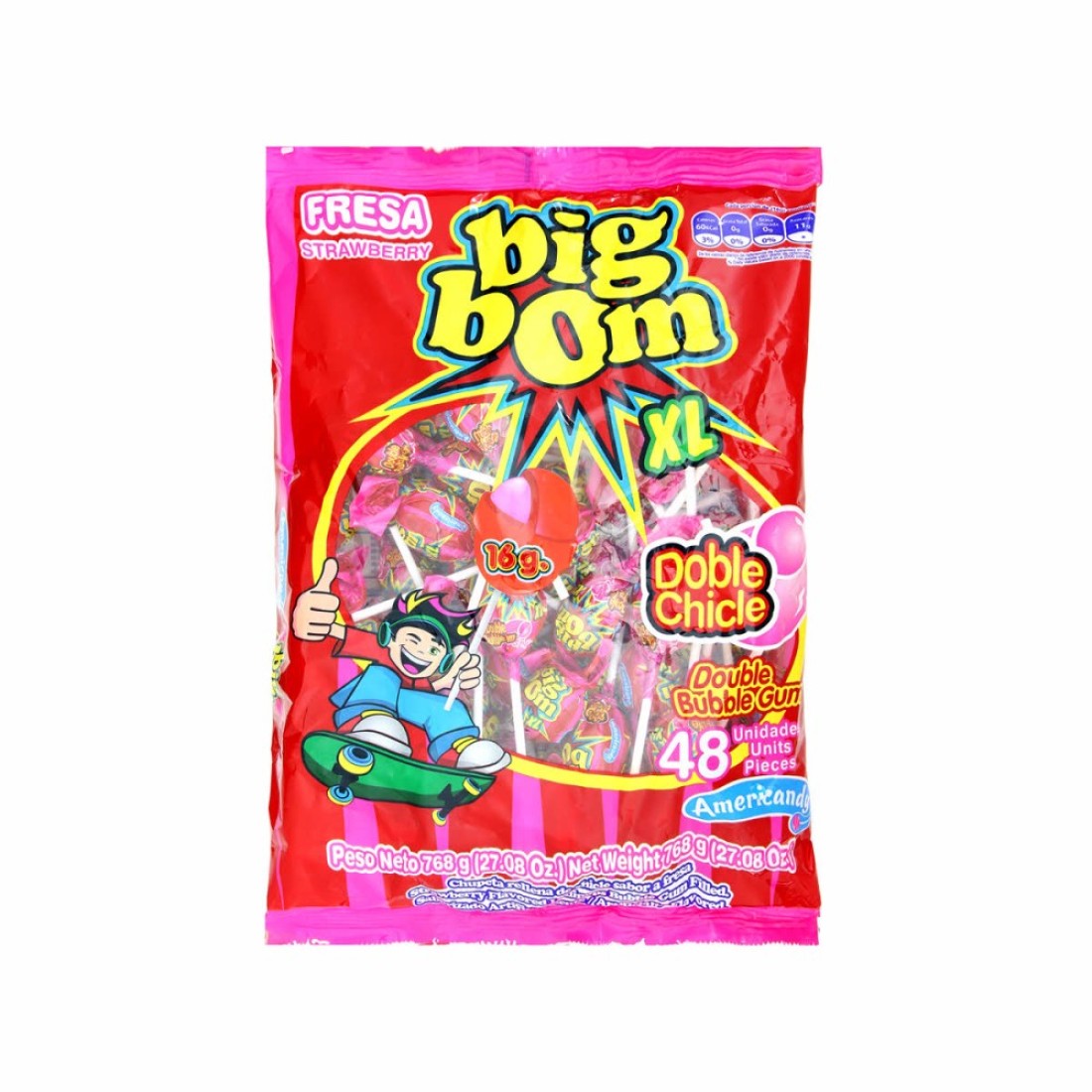 BIG BOM XL STRAWBERRY - 16G