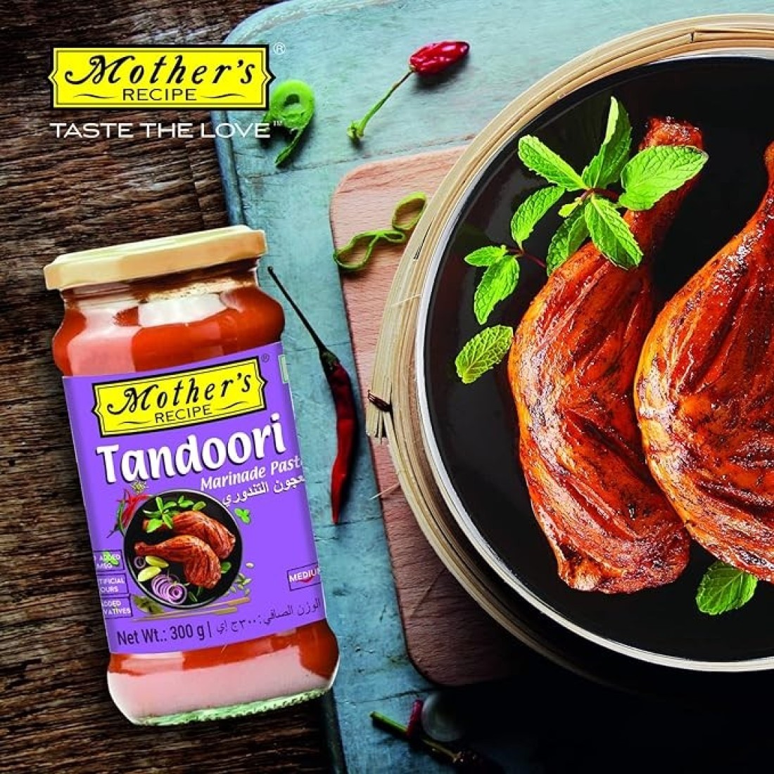 M RECIPE PASTE TANDOORI 300 GM