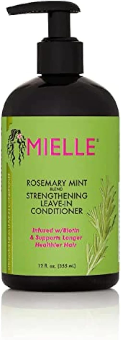 Mielle Rosemary Mint Strengthening Leave-in Conditioner, 355 ml (Pack of 1)