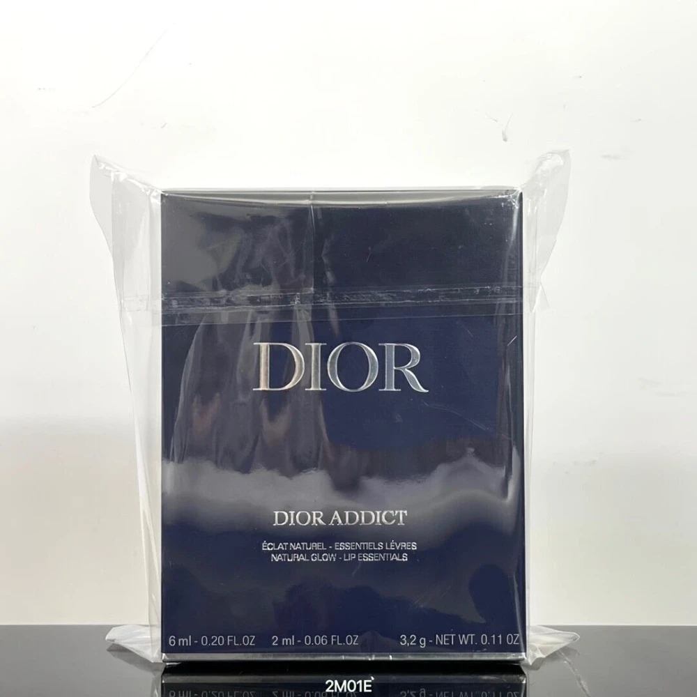 DIOR ADDICT 3-PIECE SET (001 Pink) Lip Glow Lip Maximizer & Mini LIP ESSENTIALS