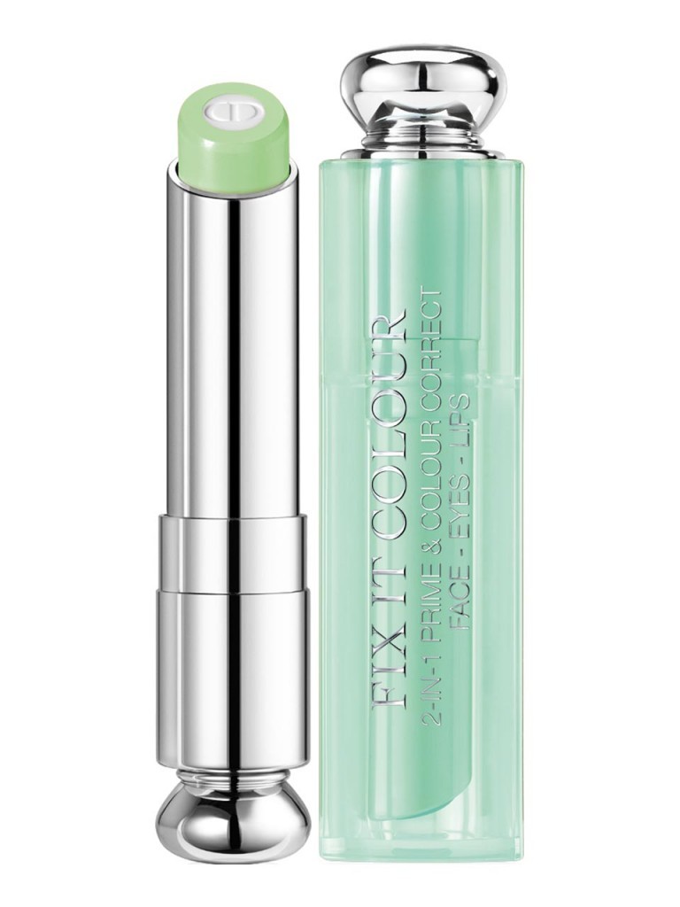 Dior Fix It Colour 400 Green - 2-in-1 Prime & Colour Correct Stick for Face, Eyes & Lips (Anti-Redness) - 0.12 oz
