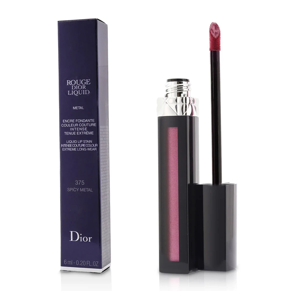 Dior Rouge Dior Liquid Lip Stain – 375 Spicy Metal – 6ml