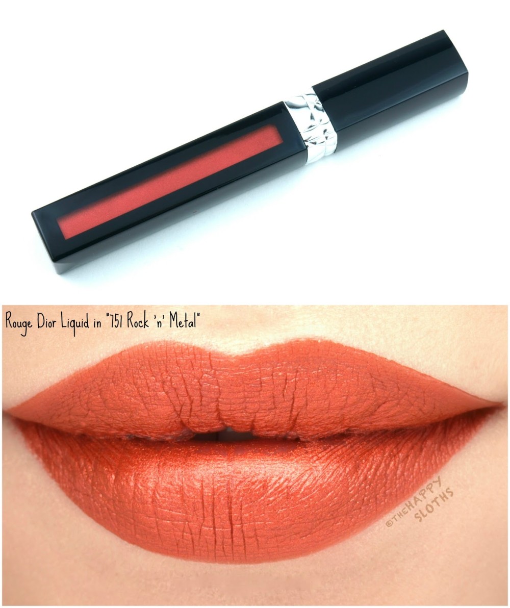 Dior Rouge Dior Liquid Lipstick – 751 Rock’n’Metal (Metallic Finish)