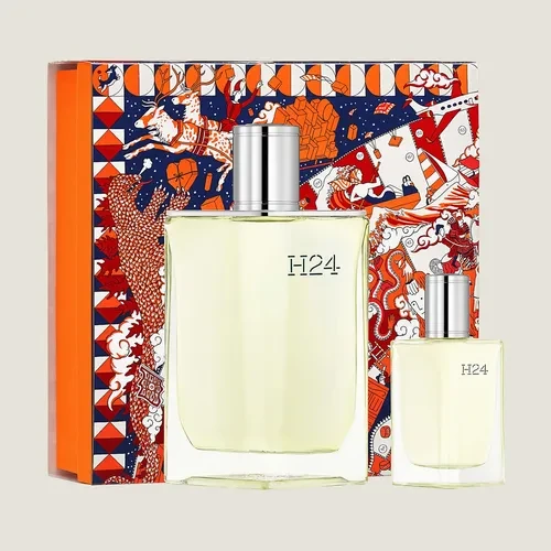 HERMES (UN JARDIN A CYTHERE + H24) (U+M) SET TUBE SPRAY EDT 2 ml + EDP 2 ml