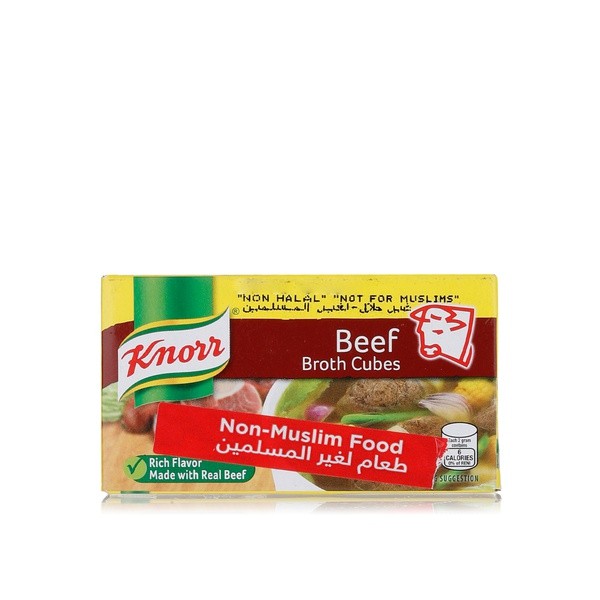 KNORR 6 BEEF BROTH CUBES 60GM