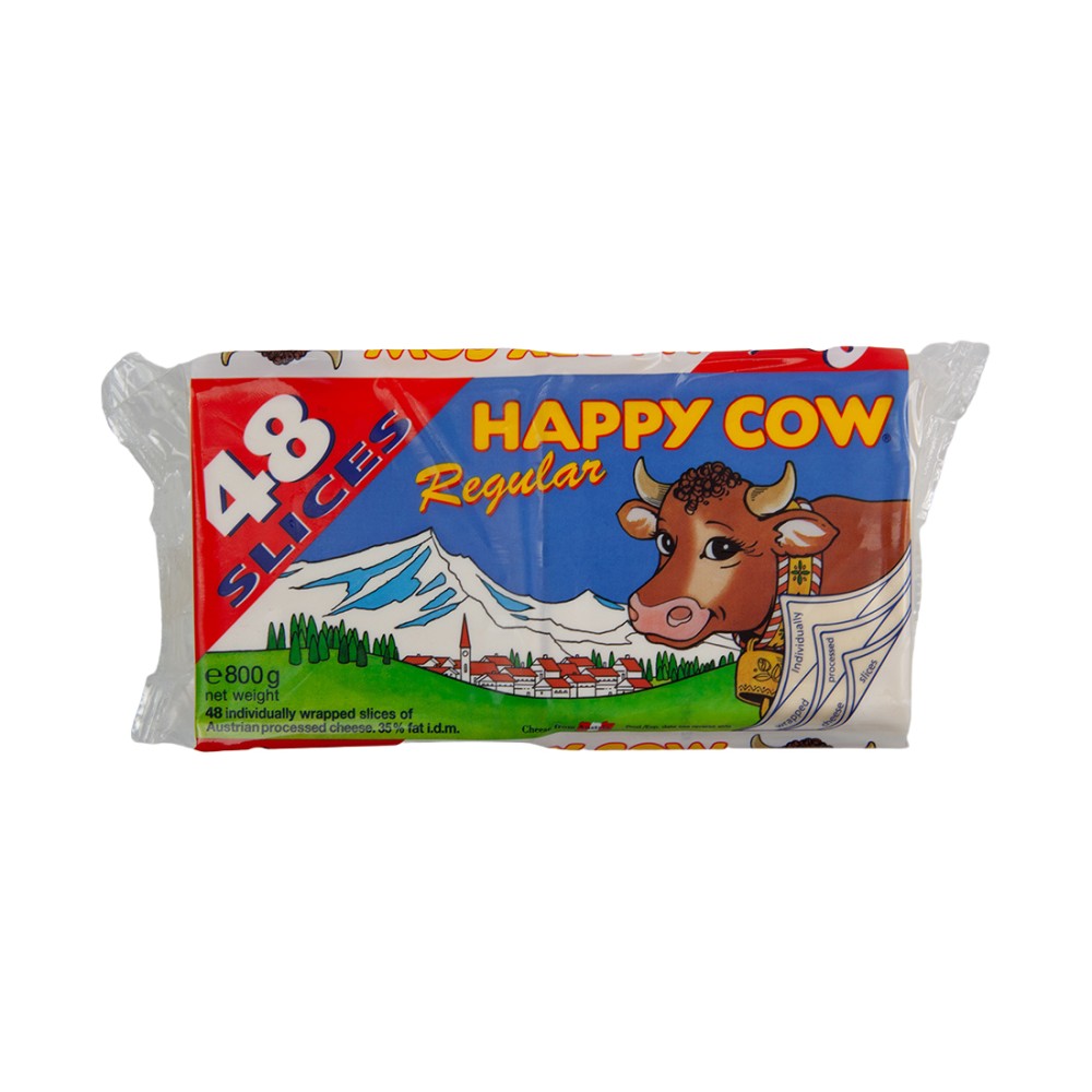 HAPPY COW SLICE CHEESE 800GM