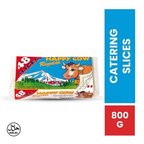 HAPPY COW SLICE CHEESE 800GM