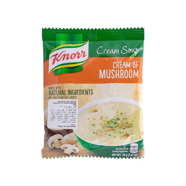 KNORR CREAM OF MUSHROOM 70G