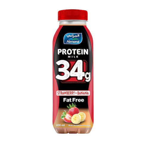 AL MARAI PROTEIN MILK BANANA 400ML PET