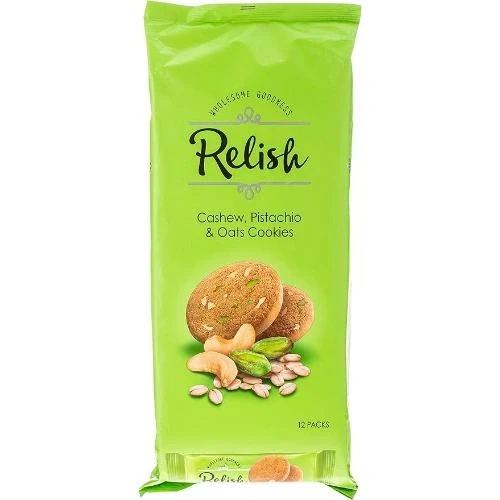 RELISH BISCUITCAS PISTA OAT 42GM