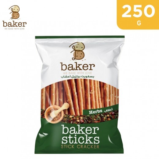 BAKER CRACKER PRETZELS HERBS300G