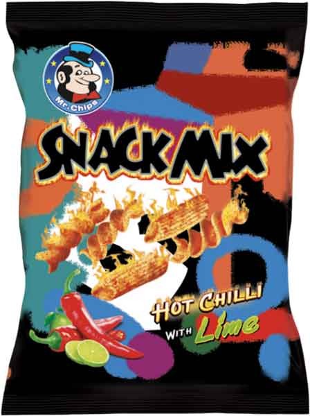 SNACK  MIX FLAMING HOT HOT CHILLI FLOVER40G