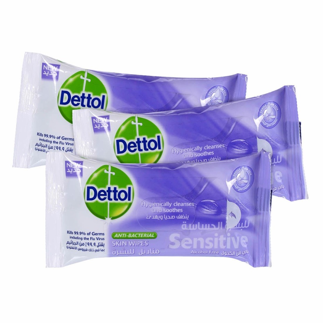 DETTOL ANTIBACTRL WPES SKINCARE 10S 2+1