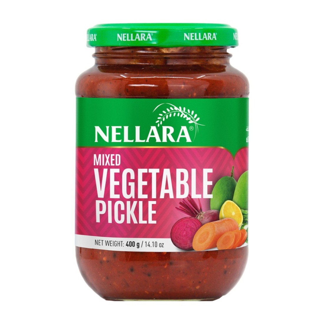 NELLARA MIX VEG PICKLE 400GM