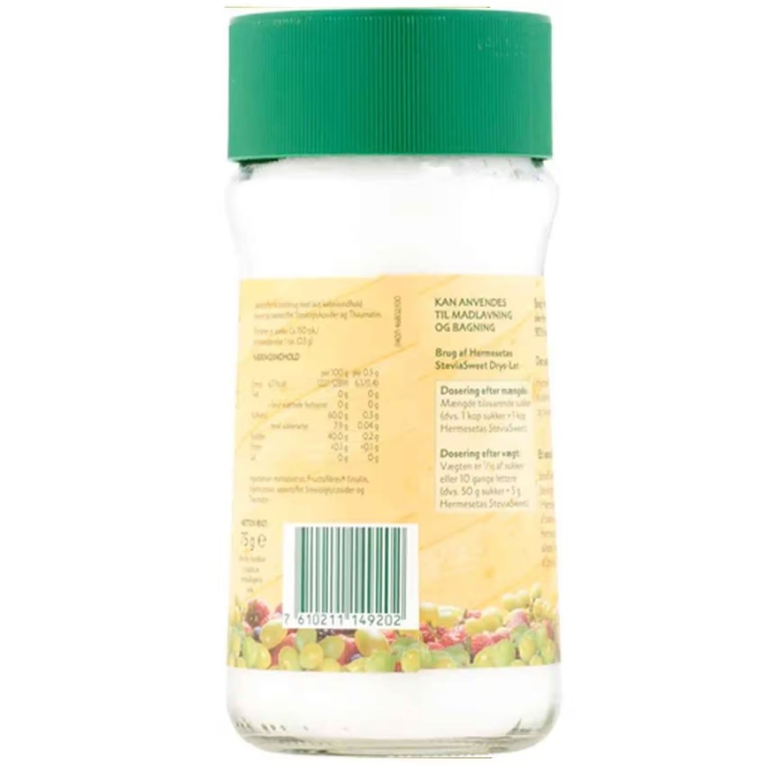 Hermesetas Stevia Diet Sweetener, 75g