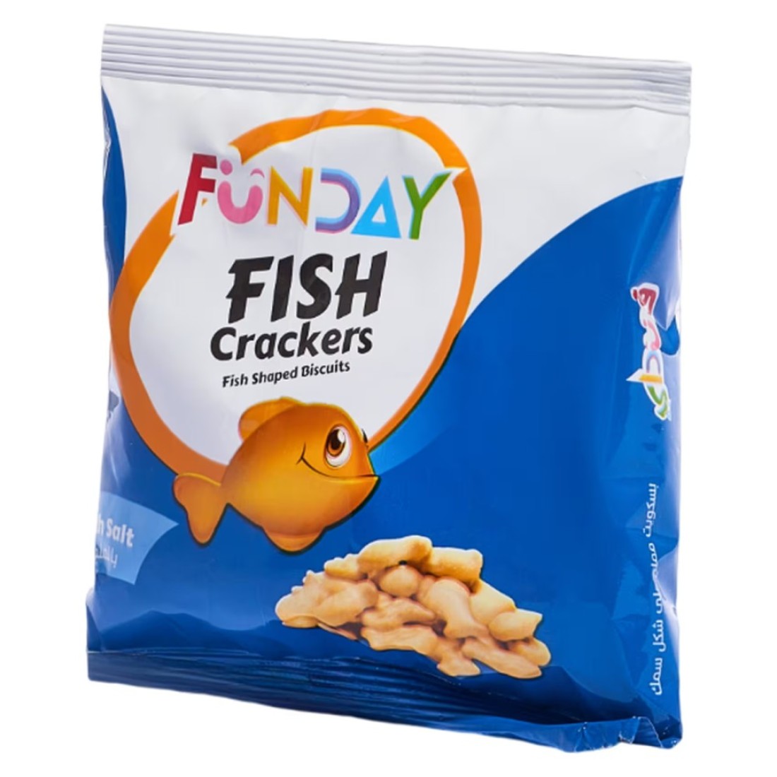 Funday Fish Crackers with Salt 36g