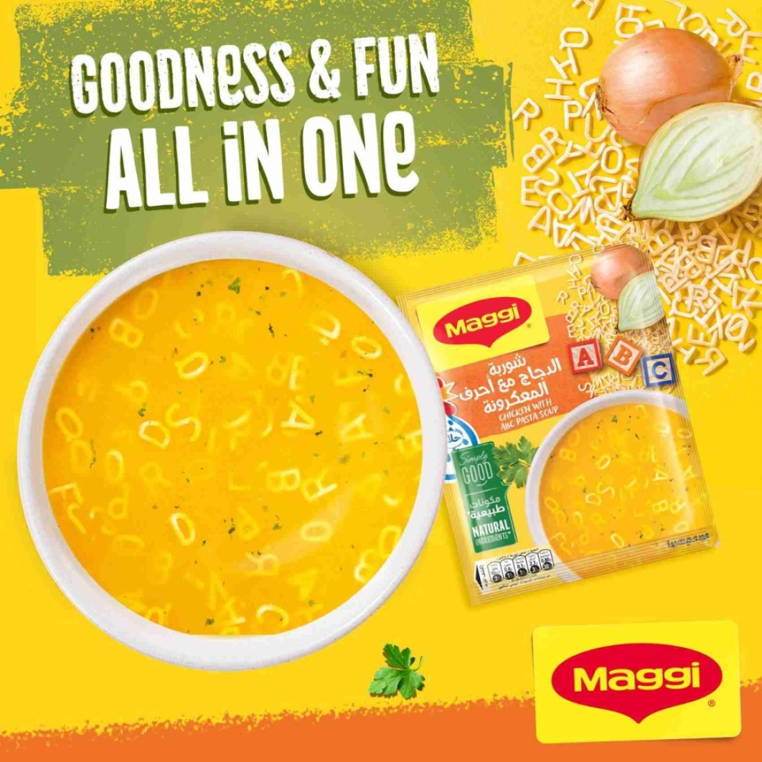 Nestle Maggi Chicken With ABC Pasta Soup 66g