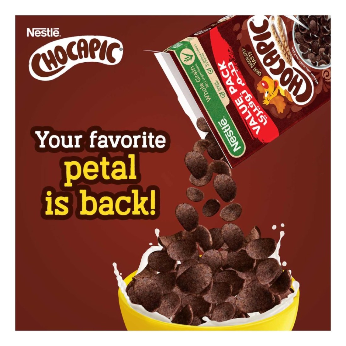 Nestle Chocapic Chocolate Cereal, 645g