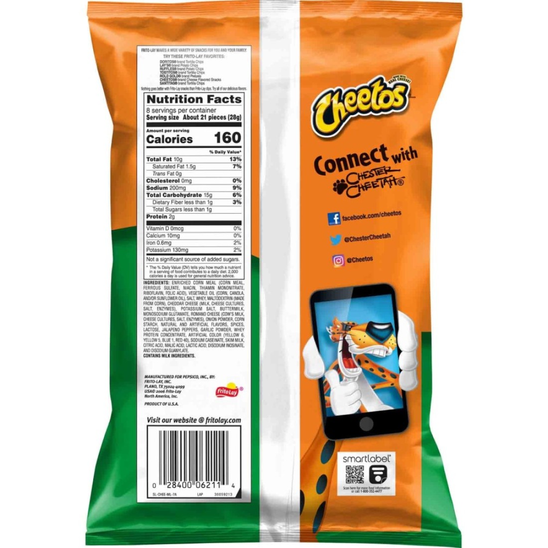 Cheetos Crunchy Jalapeno Chips 227g