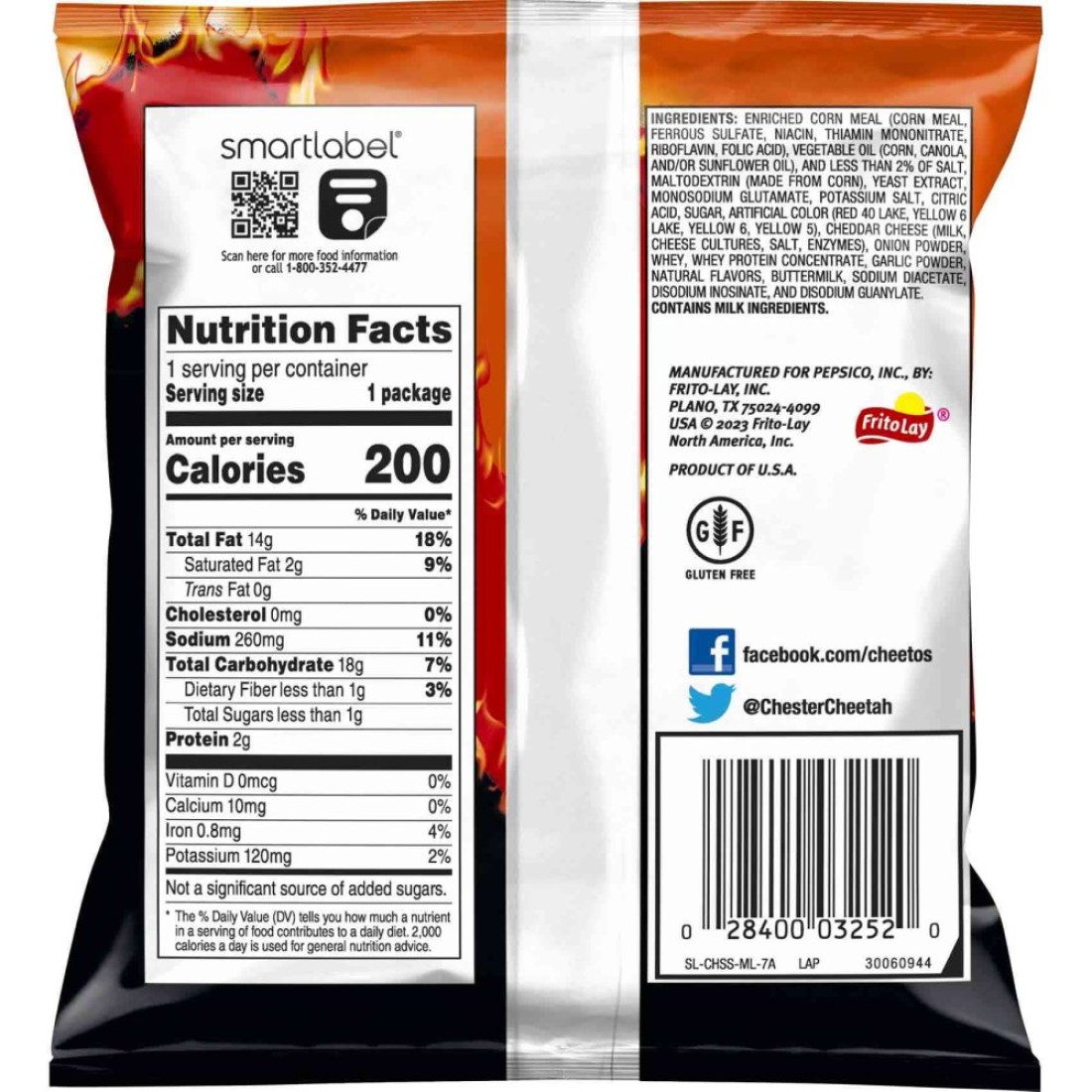 Cheetos Crunchy Flamin Hot Chips 35g
