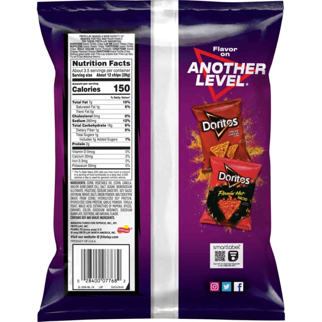 Doritos Spicy Sweet Chili Flavored Tortilla Chips 92g