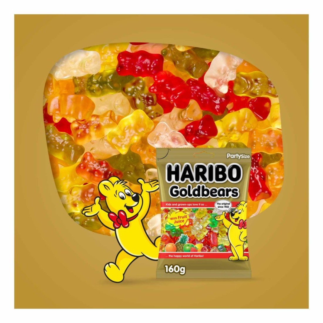 Haribo Goldbaren Candy, 160g