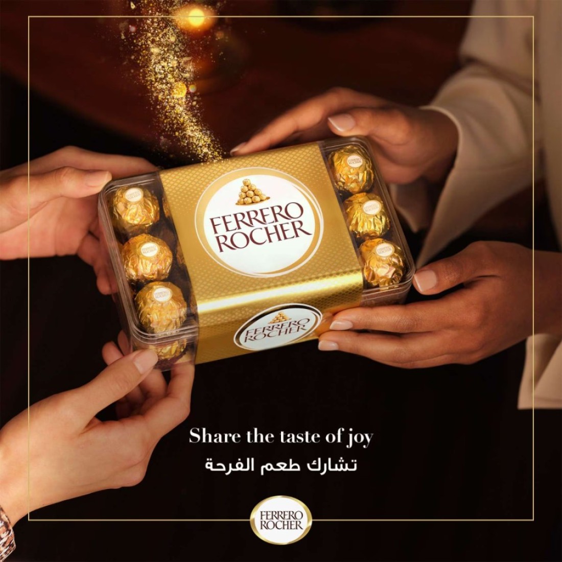 Ferrero Rocher Fine Hazelnut Milk Chocolates 30 Piece Gift Box 375g