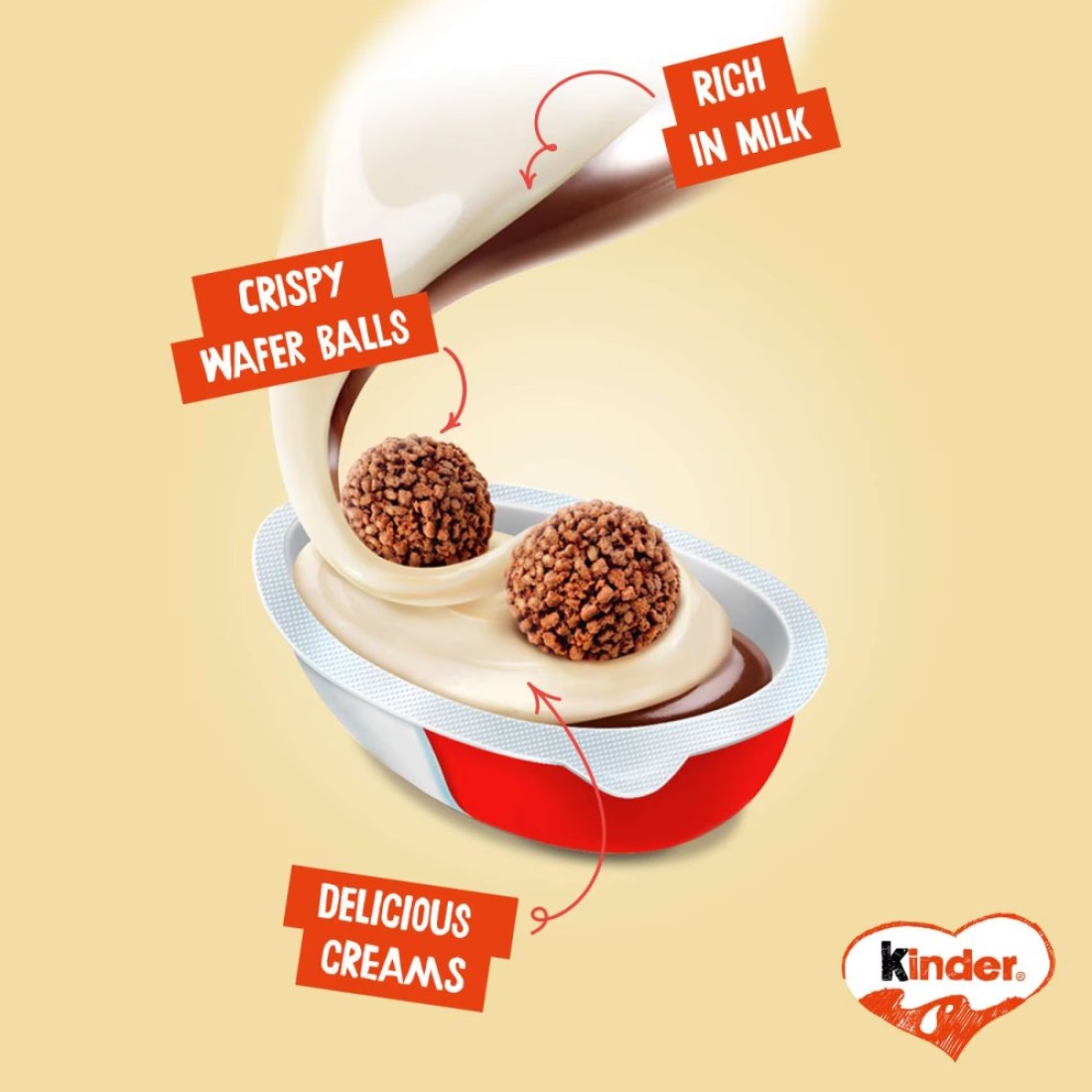 Kinder Joy Girl Cocoa &amp; Milk Cream Egg with Toy 20g