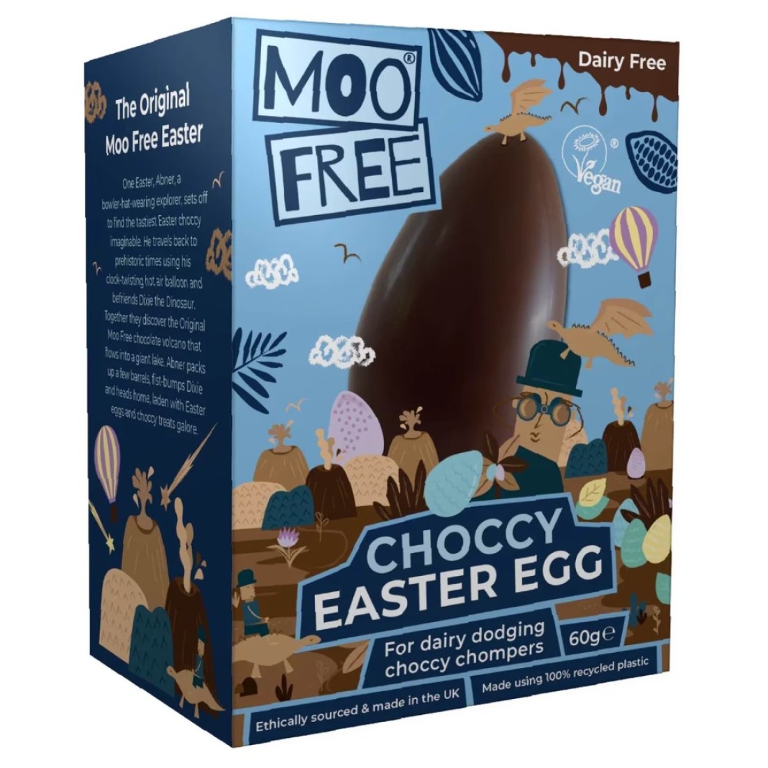 Moo Free Dairy Free Original Choccy Easter Egg, 60g