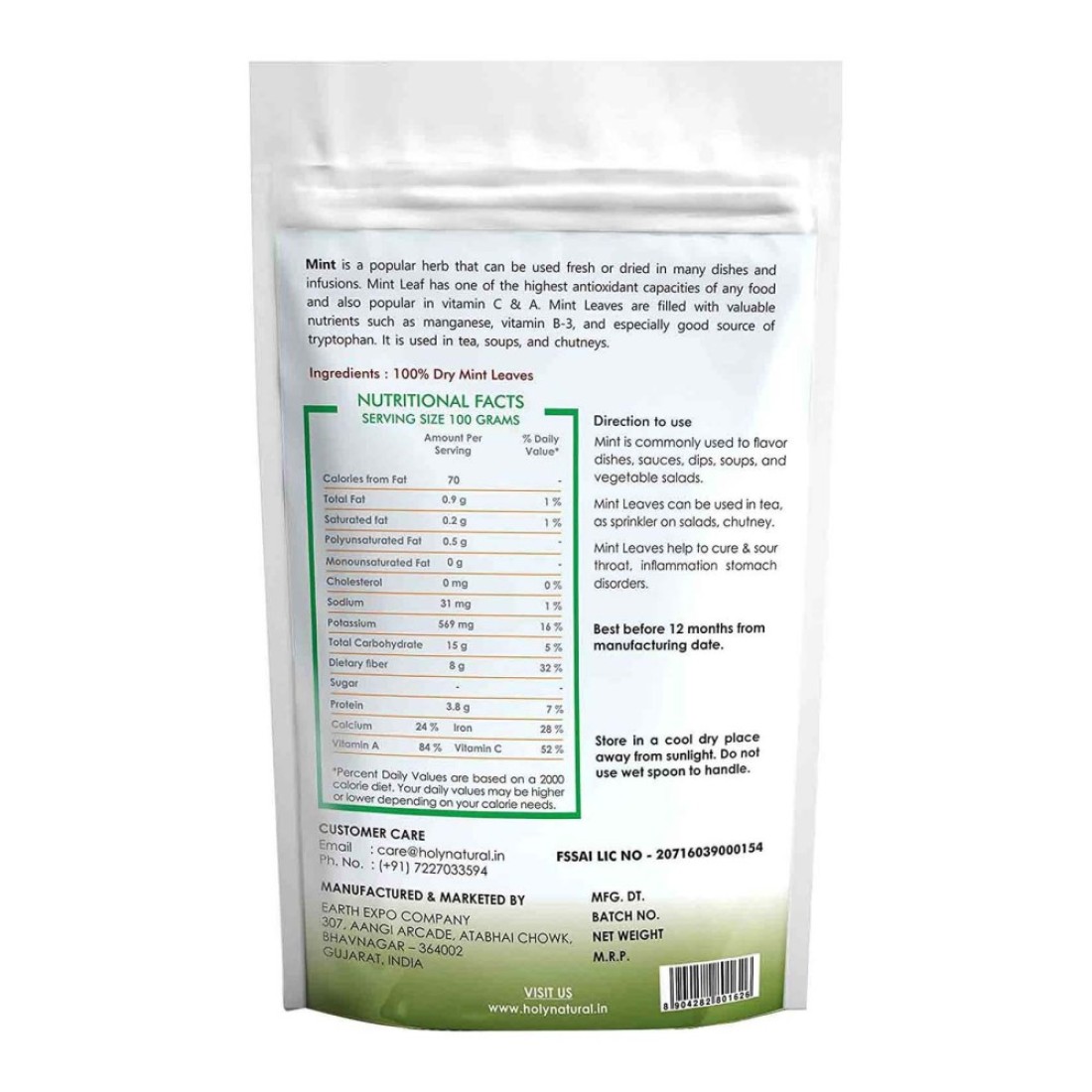 Los Pinos Dried Mint