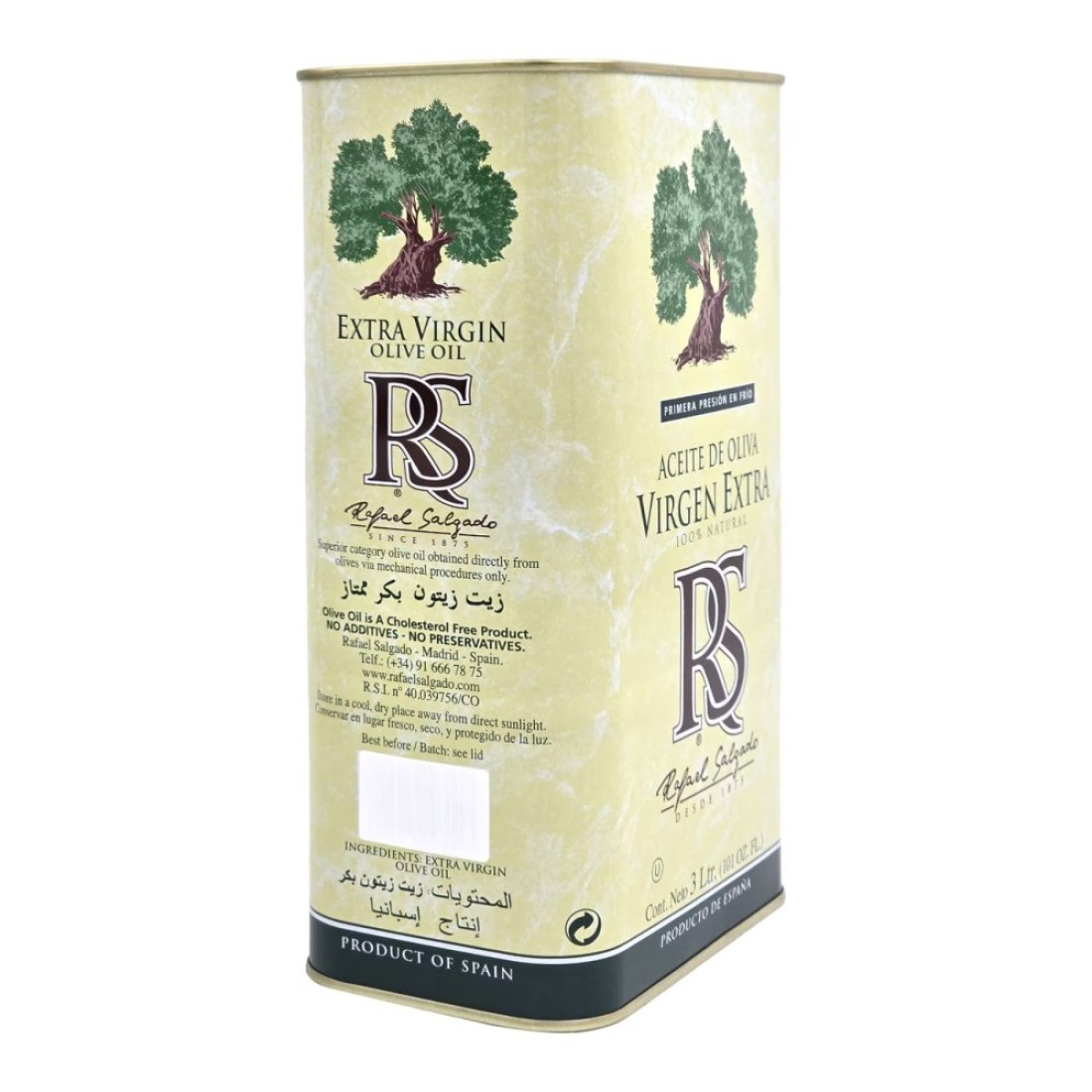 Rafael Salgado Virgin Extra Olive Oil, 3L