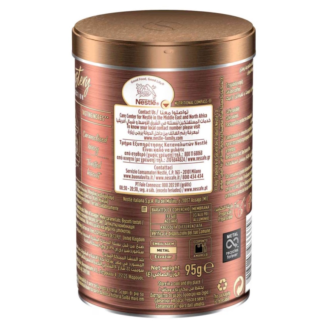 Nescafe Gold Roastery Collection Light Roast Coffee, 95g
