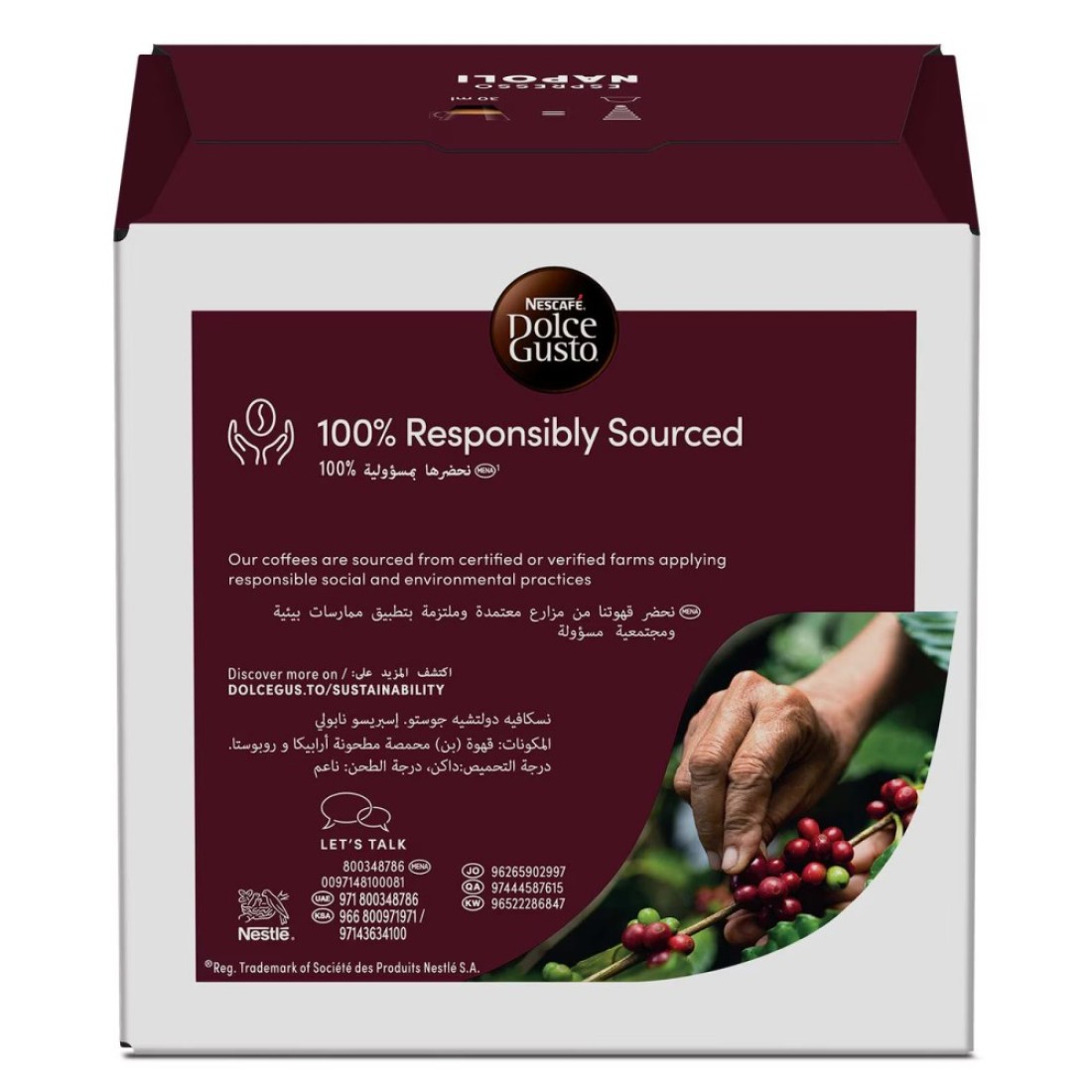 Nescafe Dolce Gusto Espresso Napoli Coffee Capsules, 128g