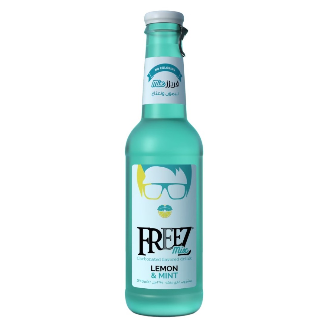 Freez Mix Lemon And Mint Carbonated Drink 275ml Pack of 6