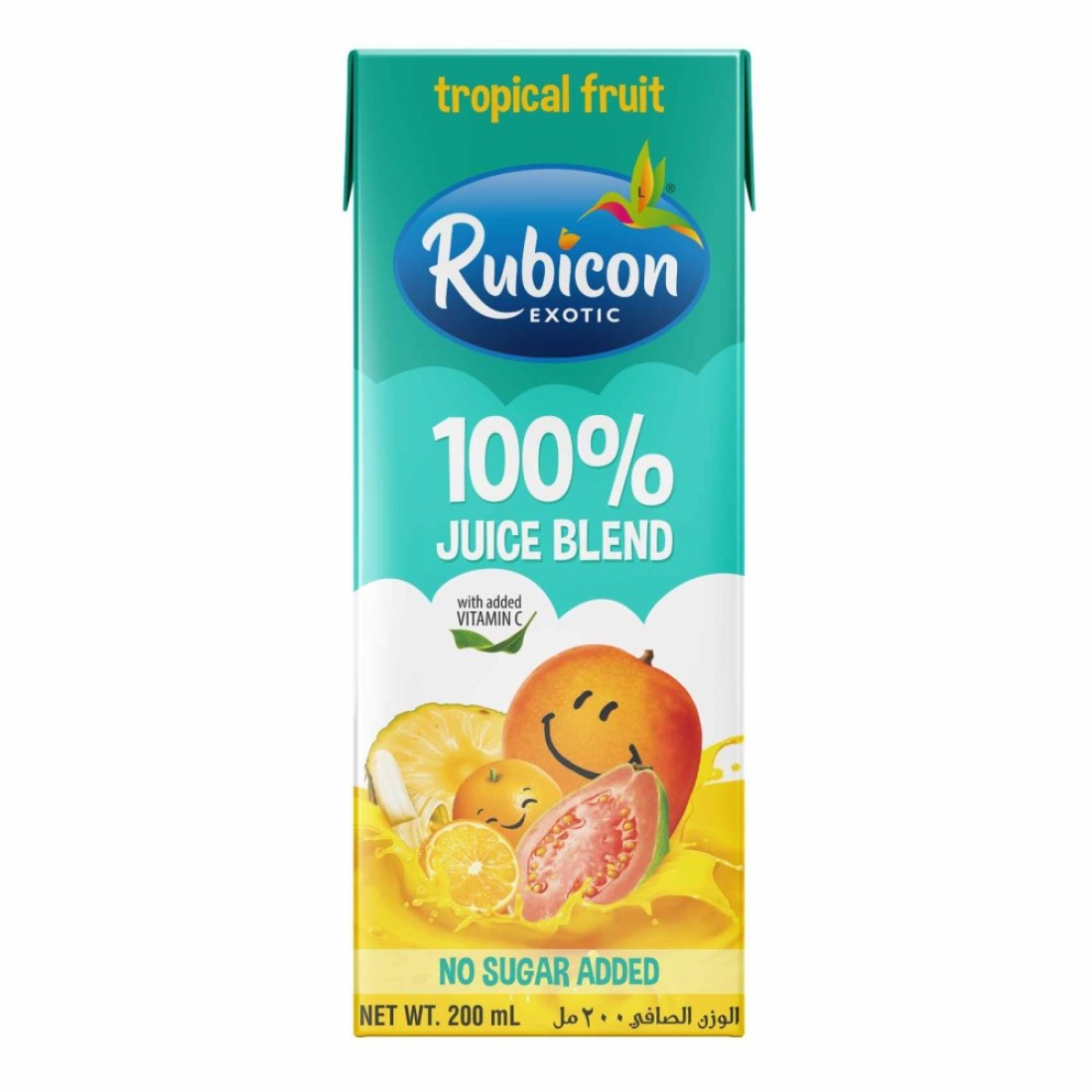 Rubicon Tropical Fruit NSA 200ml x Pack Of 4