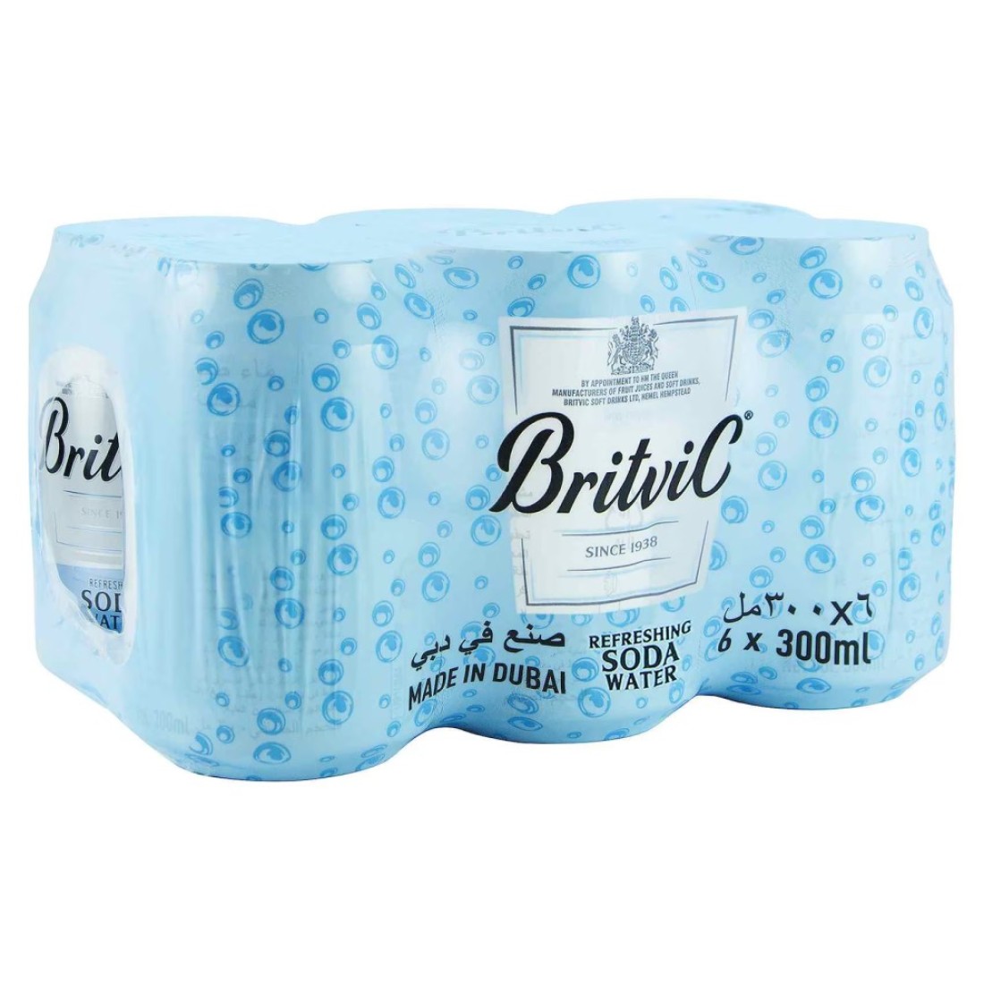 Britvic Soda Water 300ml Pack of 6