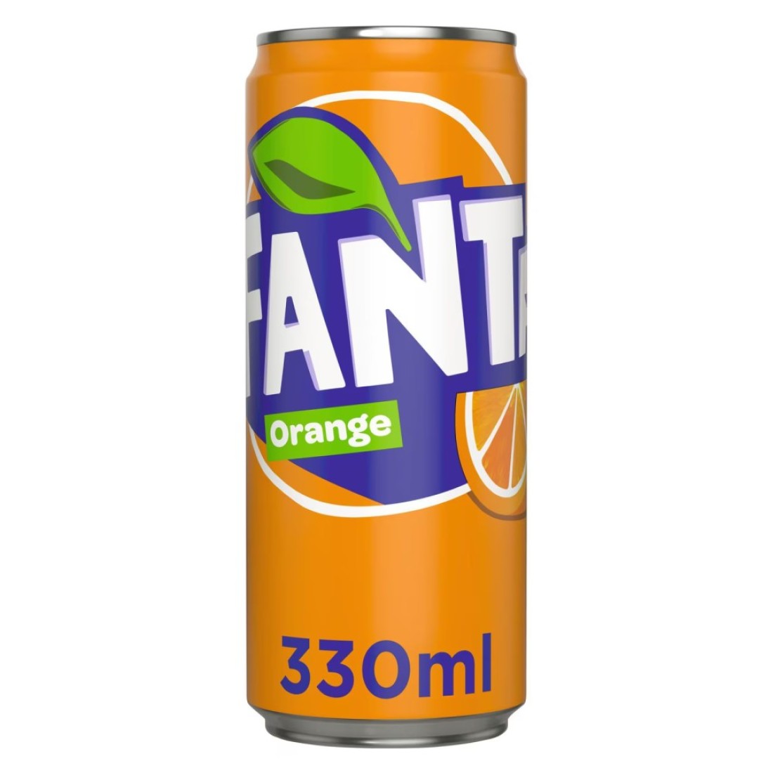 Fanta Orange Carbonated Soft Drink Can 330ml Pack of 6