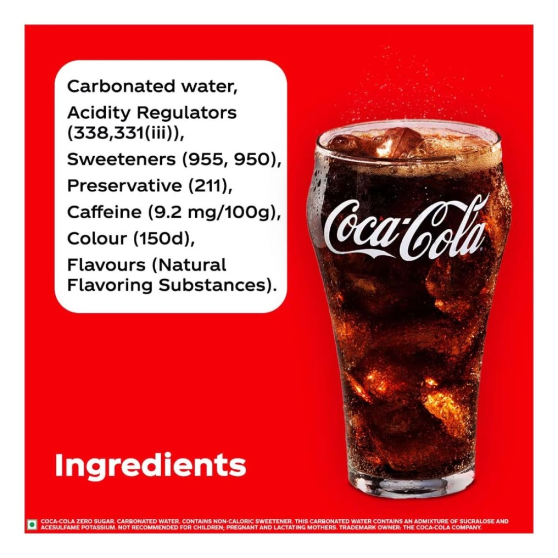 Coca-Cola Zero Sugar Soft Drink Can 155ml Pack of 10