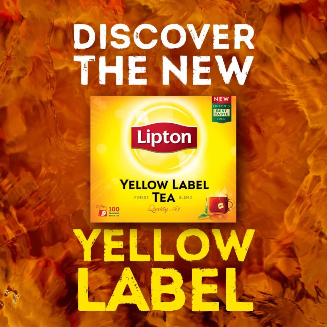 Lipton Yellow Label 100 Tea Bags