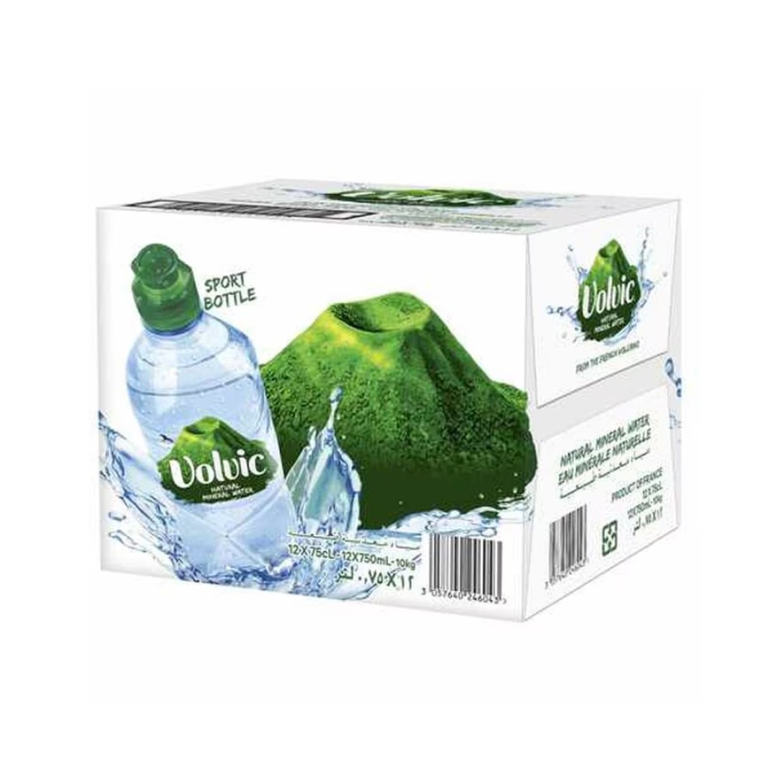 Volvic Natural Mineral Water 750ml Pack of 12