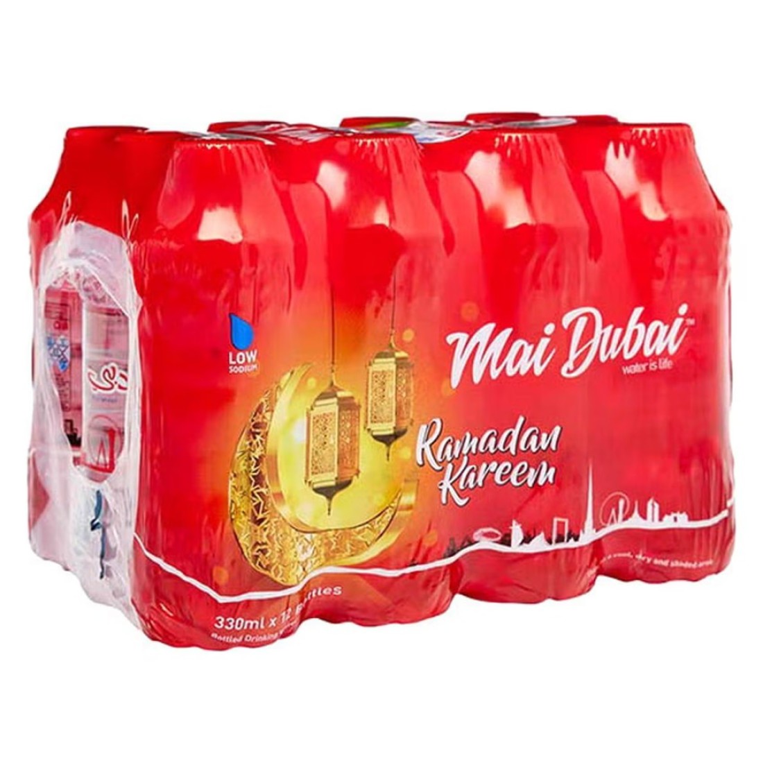 Mai Dubai Low Sodium Drinking Water 330ml Pack of 12