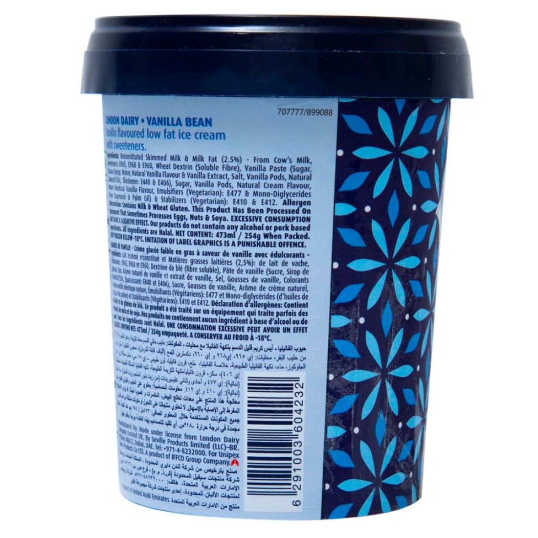 London Dairy Vanilla Bean Ice Cream, 473ml