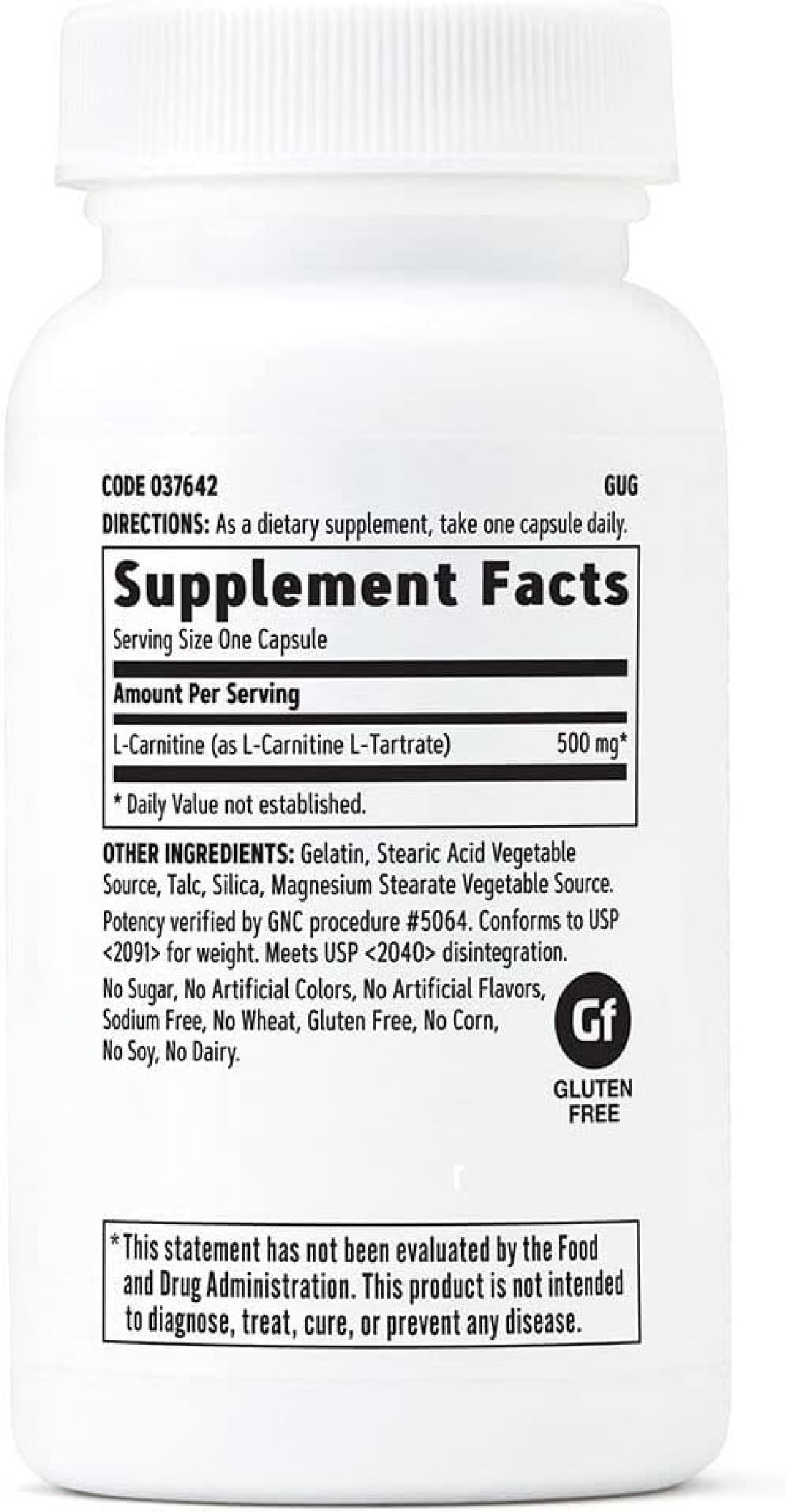GNC L-Carnitine - 60 Capsules