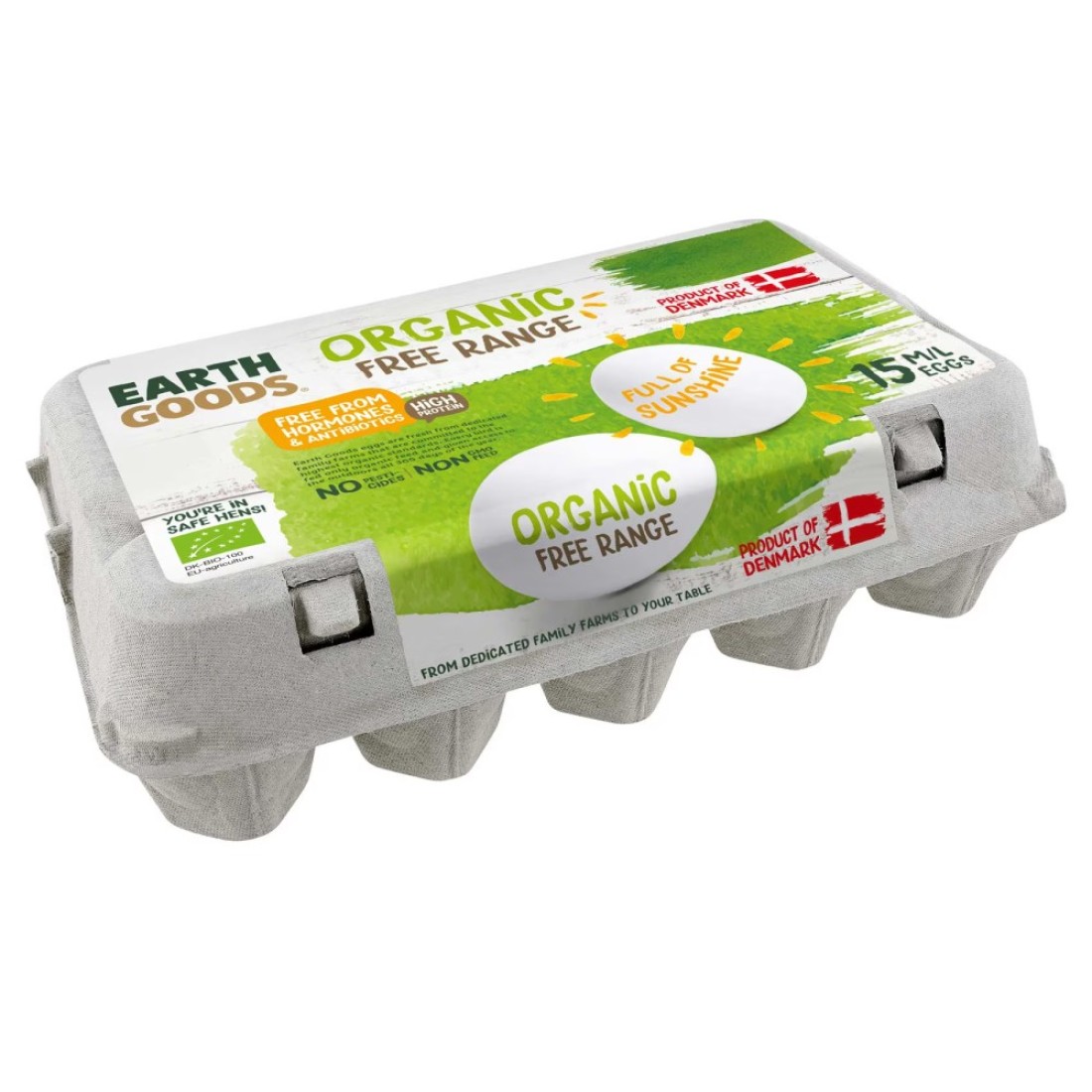 Earth Goods Organic Eggs 15 PCS