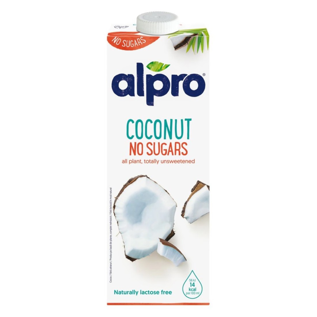 Alpro Coconut Milk No Sugars 1L Pack of 2