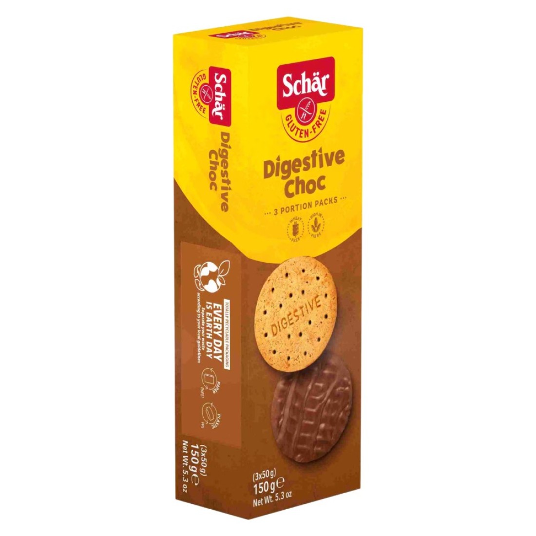 Schar Gluten-Free Digestive Chocolate Biscuit 150g