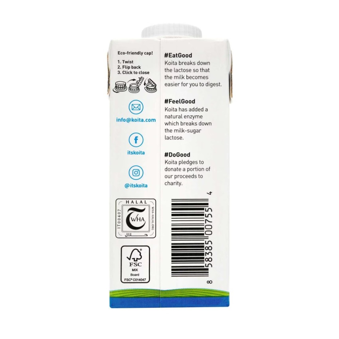 Koita Lactose Free Full Fat Milk 200ml